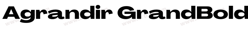 Agrandir GrandBold字体转换